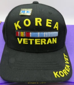 CINTAS de veteranos de Corea Gorra de bola con pasador Ejército Cuerpo de Marines Marina USAF Guerra de Corea - Imagen 1 de 13