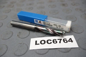 OSG 10.7MM CARBIDE DRILL 8691070 COOLANT  LOC6764 - Picture 1 of 6