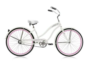 26" Beach Cruiser Lady Bicycle Coaster Brake Single Speed Women Bike - Picture 1 of 9