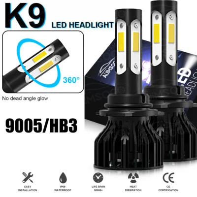 For Chevrolet Impala 2016 2017 2018 2019 White LED Headlight Bulbs High Beam - Image 1 of 4