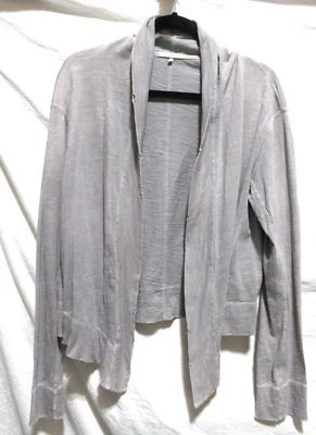 Cárdigan abierto James Perse para mujer talla 4 gris envejecido Foto 1 de 4