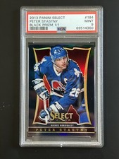 2013 Panini Select Black Finite Prizm 1/1 #184 Peter Stastny PSA 9 MINT 💎