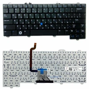 Genuine QWERTY RUSSIAN keyboard DELL Latitude XT XT2 /DE77-RUS - Afbeelding 1 van 3