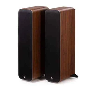 Q ACOUSTICS Q M40 HD WALNUT COPPIA DIFFUSORI WIRELESS AMPLIFICATI IN HD NUOVI - Picture 1 of 1
