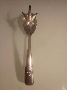 GORHAM LANCASTER LARGE ICE SERVING TONGS 1897 🦁-⚓-G STERLING 59.68g NO MONO - Picture 1 of 7