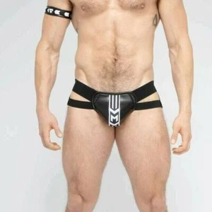 3XL MASKULO Jockstrap Skulla Jock Solid Shell Codpiece White JS071-80 20 - Picture 1 of 3