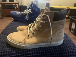Timberland Women's Skyla Bay 6 Inch Wheat Nubuck Sneaker Boots A2C3S 8 - Picture 1 of 19