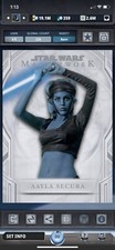 Topps Star Wars Digital Card Trader Masterwork 2018 Aayla Secura Base Award