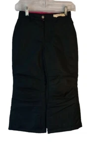 Faded Glory Girl's Black Snow Pant Size S (6/6X) NWT Snowboard Ski Play in Snow - Picture 1 of 10