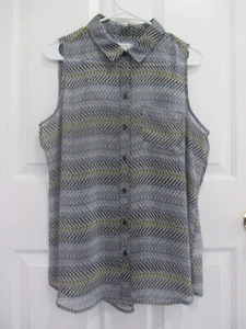 Damen Liz Claiborne Größe M ärmellos gefüttert Top - Bild 1 von 9