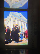 Vintage 1978 Photo Found 35mm University of Virginia Graduation Rotunda Original