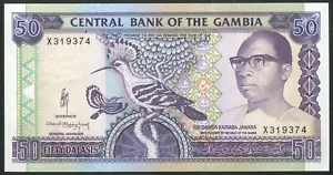 Gambia, Central Bank, 50 dalasis, series X (1989-95) UNC - Picture 1 of 2