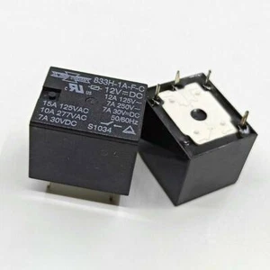 1PC SONG CHUAN 833H-1A-F-C 12VDC Relay Used - Picture 1 of 4