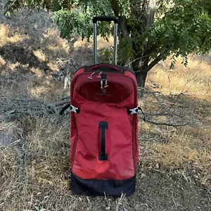 Eagle Creek Outdoor Gear 32" Wheeled Duffle Bag Red XL Luggage - Picture 1 of 24