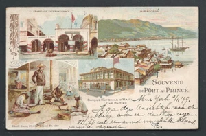 Haiti Port-au-Prince Miragoane Pharmacy National Bank Künzli stamp ca 1898 - Picture 1 of 1