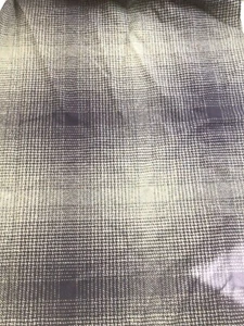 Vintage Pendleton Plaid Jacket Weight Grey, Navy, Lt Blue 2 98" Wide x 40" L - Picture 1 of 7