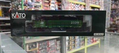 Литые модели автомобилей игрушки Kato Burlington Northern 2529 зеленые и черные сделано в Японии - Изображение 1 из 4
