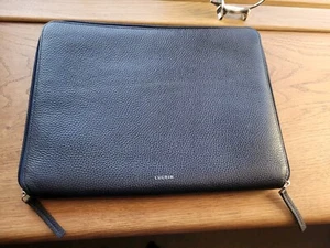 Lucrin Luxury Swiss Excellence Lap Top Case, New Navy - Zdjęcie 1 z 8