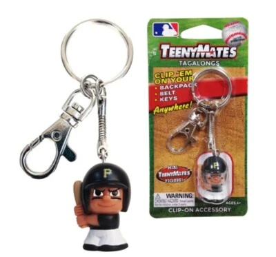 Pittsburgh Pirates keychain clip on MLB Teenymates backpack Tagalongs key - Image 1 of 2