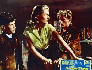 The Secret Place lobby card Michael Brooke Brenda Lee 1957 Old Photo