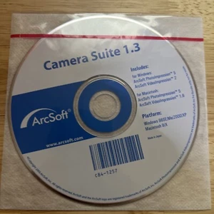 ArcSoft Camera Suite 1.3 For Windows or Macintosh Disc- used - Picture 1 of 2