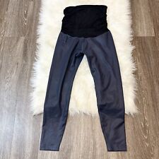 Faux Leather Maternity Leggings for Women for sale