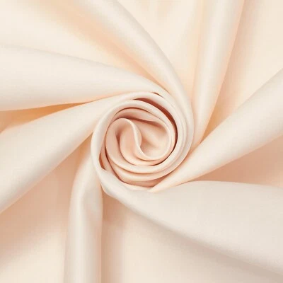 Matte Satin (Peau de Soie) 60" Polyester Medium Weight Smooth Soft Fabric - Image 1 of 2