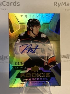 2023-24 Trilogy Nikita Nesterenko Rookie Premieres Level 2 Gold Auto /149 Ducks - Picture 1 of 3
