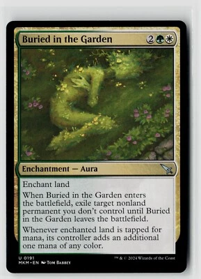 MTG Murders At Karlov Manor Buried In The Garden x4 NM Uncommon - Image 1 of 2