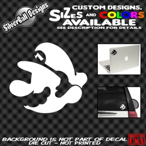 Mario Silhouette Pegatina Vinilo Personalizada NES Portátil Coche Ventana Switch Wii Nintendo - Imagen 1 de 1