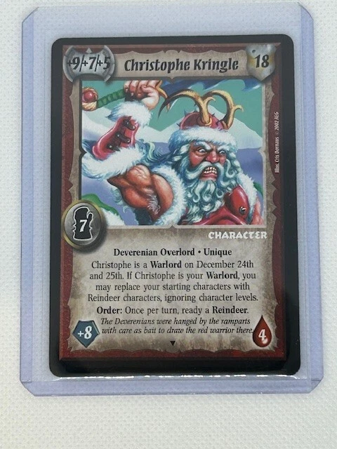 Overlord CHRISTOPHE KRINGLE   Warlord CCG Saga of the Storm   Deverenian - Image 1 of 1