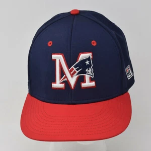 Cappello berretto New England Patriots Flying Elvis Through M logo Minutemen aderente medio - Foto 1 di 12