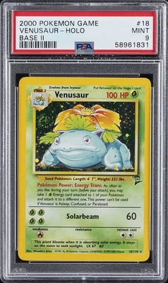 2000 POKEMON BASE SET 2 #18 VENUSAUR-HOLO PSA 9 - Image 1 of 2