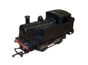 TRI-ANG 0-4-0 DAMPFLOK BR SCHWARZ R355 FAHRBEREIT SPUR OO - Bild 1 von 3