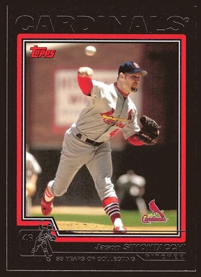 Jason Simontacchi St. Louis Cardinals 2004 Topps Black #424 SN /53 - Image 1 of 2