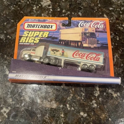Vintage Matchbox Super Rigs Coca Cola Semi Truck 34330 1998 Wheels Polar Bear - Image 1 of 2