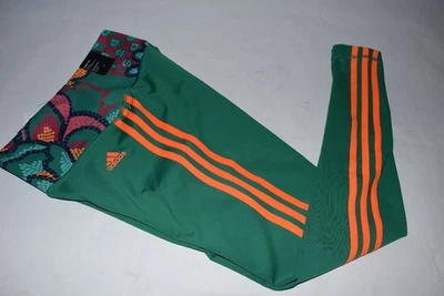 Nuevo con etiquetas Medias de entrenamiento Adidas Farm Rio para mujer talla S HI5228 verde naranja a rayas Foto 1 de 4