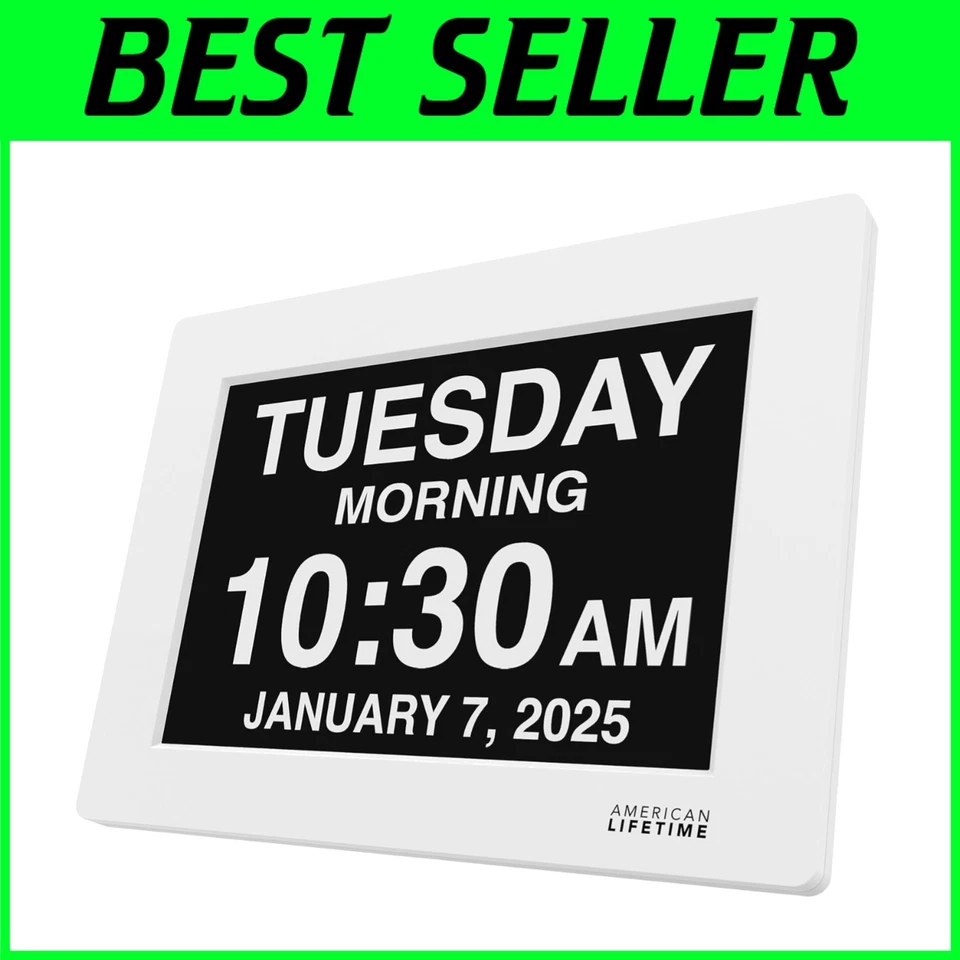 Large Digital Dementia Clock for Seniors - Image 1 of 4