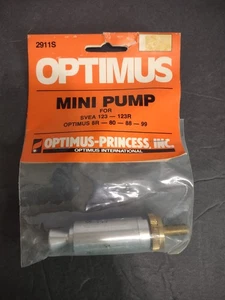 Mini bomba Optimus 2911S de colección para Svea 123 - 123R Optimus 8R - 80 - 88 - 99 NUEVA - Imagen 1 de 3