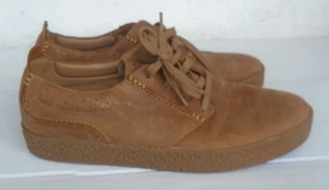 Suela de cera de abejas Oxford de cuero baja Clarks Streethillace para hombre talla 11,5 tostada - Imagen 1 de 6