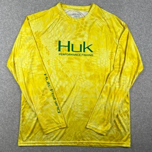 HUK Performance Fishing Kryptek Camo Langarmshirt XL Herren gelb UPF - Bild 1 von 6