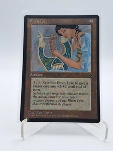 1994 M.T.G Fallen Empires ELVEN LYRE "vintage" "Never Played" mint - Picture 1 of 3