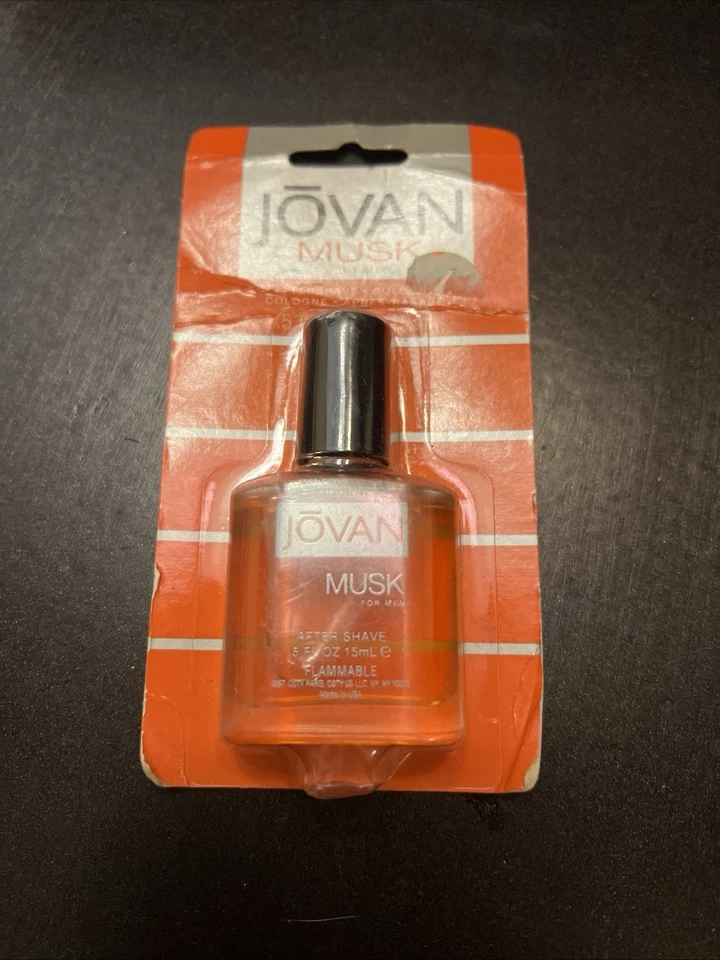 JOVAN MUSK de Coty - Hombres - Aftershave/Colonia .5 fl. oz. /15 ml NUEVO Stock Antiguo Foto 1 de 2