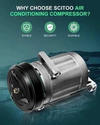 Compresor de aire acondicionado para Chevrolet Equinox GMC Terrain 2,4 L 2010 2011 1522276 Foto 1 de 4