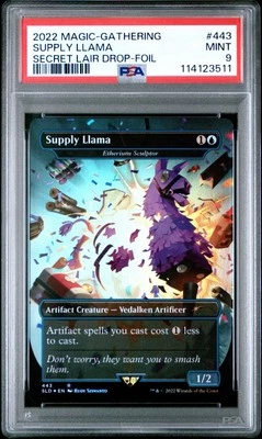 MTG PSA 9 Fortnite Secret Lair Supply Llama Foil Etherium Sculptor #443 MINT - Image 1 of 2