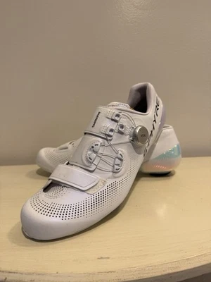 Zapatillas de ciclismo de carretera Shimano S-Phyre SH-RC903 PWR, blancas | Talla 43,5 Foto 1 de 4