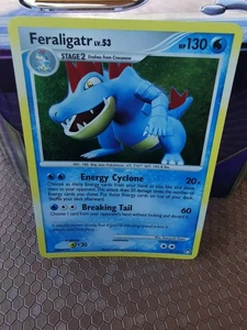 Pokemon Feraligatr 8/123 Rare Holo Card Diamond & Pearl Mysterious Treasures - Picture 1 of 3