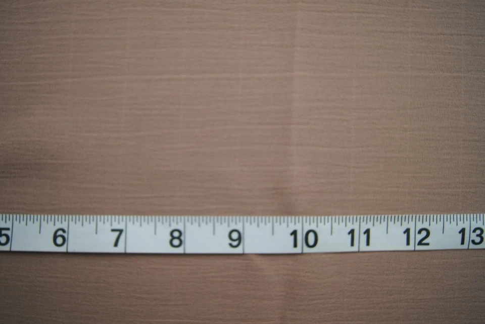 1/2 Yard  Nude Tan Textured Semi Sheer  Fabric 18" X 44" - Image 1 of 1