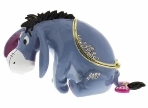Disney Treasured Schmuckstücke Eeyore Figur Schmuckkästchen Kristalle Organizer - Bild 1 von 1