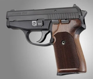 Hogue Sig Sauer DA/SA P239 Pau Ferro Checkered Wood Grip * 31311 & Grip Screws - Picture 1 of 3